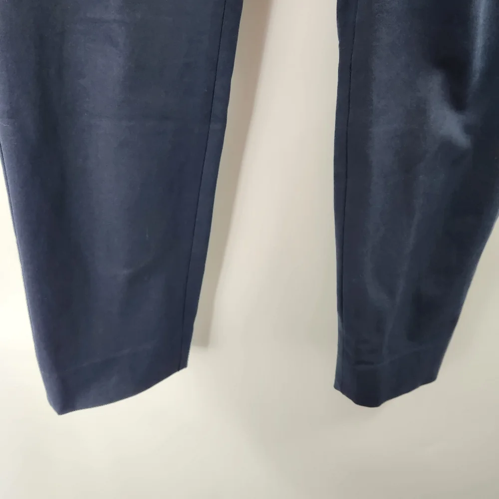 Everlane Blue Cropped Trousers Pants - Picture 3 of 8